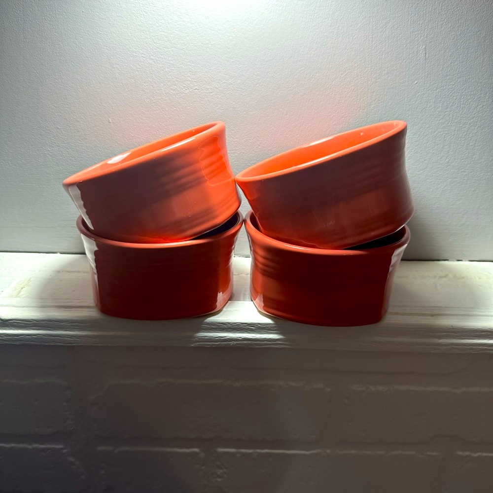 Fiesta, flamingo, bowls